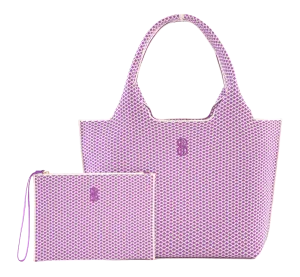 Sutton City Tote - Purple Diamond - Large