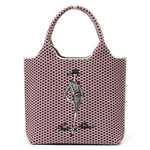 Sutton City Tote - Wine Diamond - Small