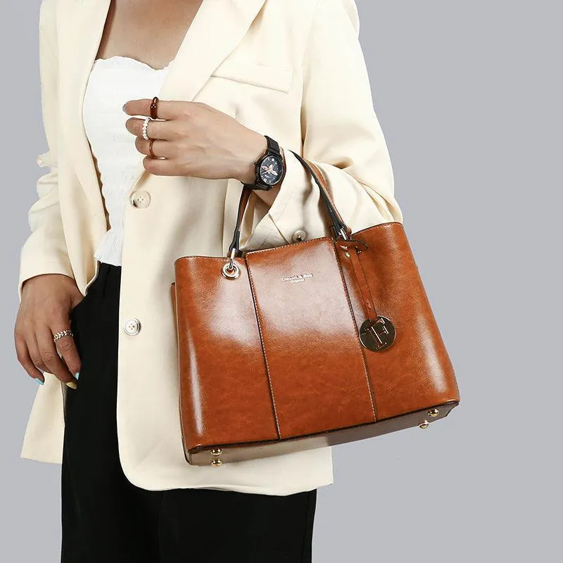 Tote Handbag With Purse