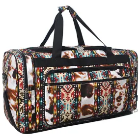 Tribal Cow NGIL Canvas 23 Duffle Bag