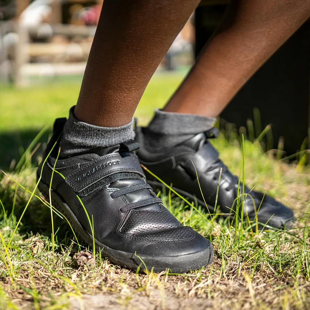 Vivobarefoot Primus Ludo School Kids Obsidian