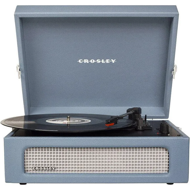 Voyager 2-Way Bluetooth Record Player | Washed Blue