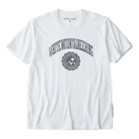 WHITE MOUNTAINEERING FLOCKY PRINT T-SHIRT-WHITE