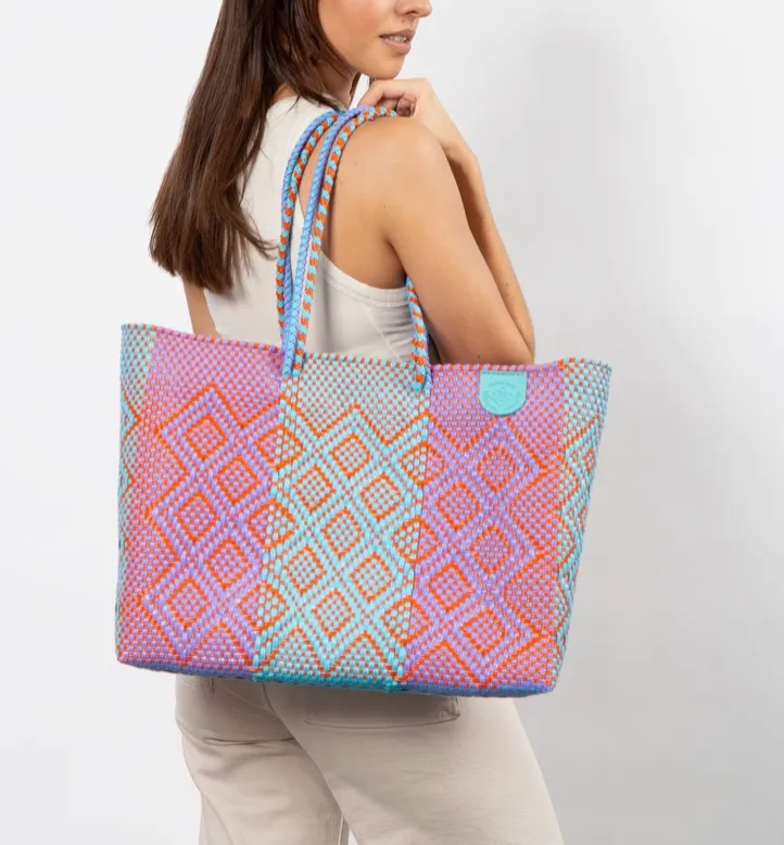 Woven Super Tote ? Sunset